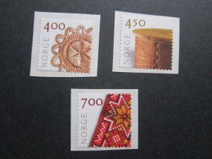 Norway 2001 Sc 1274-1276 set MNH