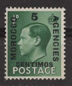 Great Britain-Morocco # 78 Edward VIII  Spanish Currency  (1)  Unused VLH