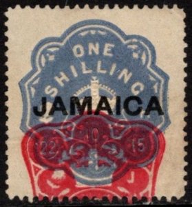 1902 Jamaica Revenue One Shilling General Tax Duty Stamp