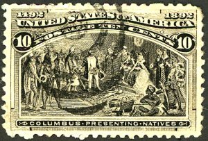 U.S. #237 USED CREASE