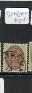 DANISH WEST INDIES  (P2503B)  10C   SG 10  VFU 