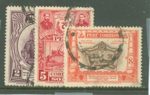 Peru #349-351 Used