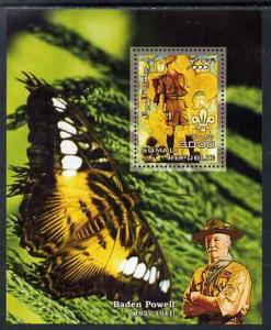 Somalia 2006 Scouts & Butterflies #4 perf s/sheet unm...