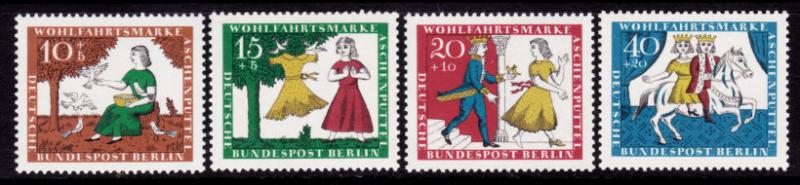 Germany Berlin #9NB33-36 MNH - Fairy Tales Cinderella (1965)