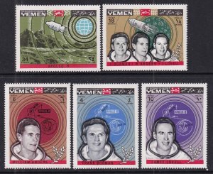 Yemen MI 652-656 Space MNH VF