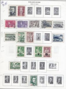 FINLAND COUNTRY LOT MINT & USED SCV $256.00 @ 9% OF CAT VALUE