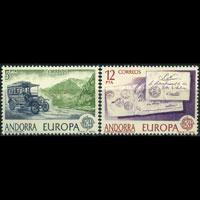 ANDORRA SP. 1979 - Scott# 111-2 Europa Set of 2 NH