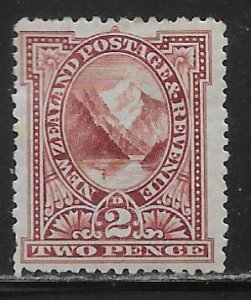 New Zealand 72 2d Mt. Cook single Unused Hinged (z1)