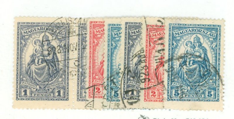 Hungary #415-7 Used Single (Complete Set)