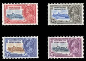 Bechuanaland Protectorate #117-120 Cat$15.75, 1935 Silver Jubilee, set of fou...