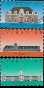 1987 Canada  Architecture   SC# 1181-1183 Used