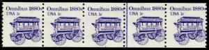 US Stamp #1897 MNH - Omnibus Coil PS5 #1 Transportation Issue