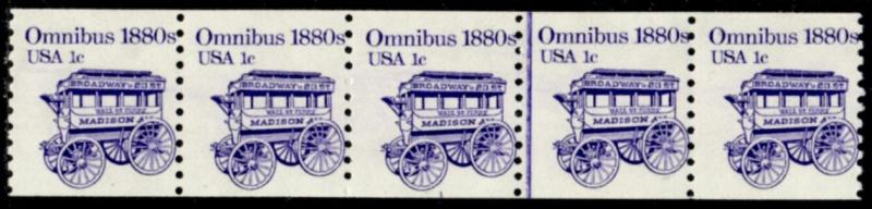 US Stamp #1897 MNH - Omnibus Coil PS5 #1 Transportation Issue