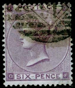 SG84, 6d lilac plate 3, USED. Cat £140. OF 