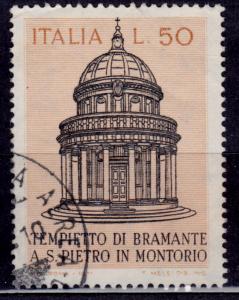 Italy, 1971, Bramante's Temple, 50l, sc#1035, used