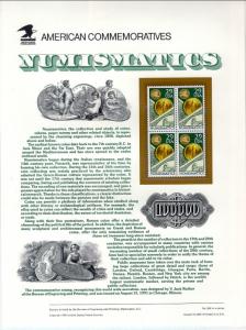 US CP369 Numismatics 2558 Commemorative Panel Mint