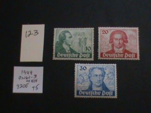 GERMANY BERLIN 1949 MNH SC 9N61-63 SET XF 320 EUROS (123)