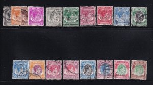 Singapore scott # 1a - 20a Set VF used neat cancels scv $ 60 ! see pic !