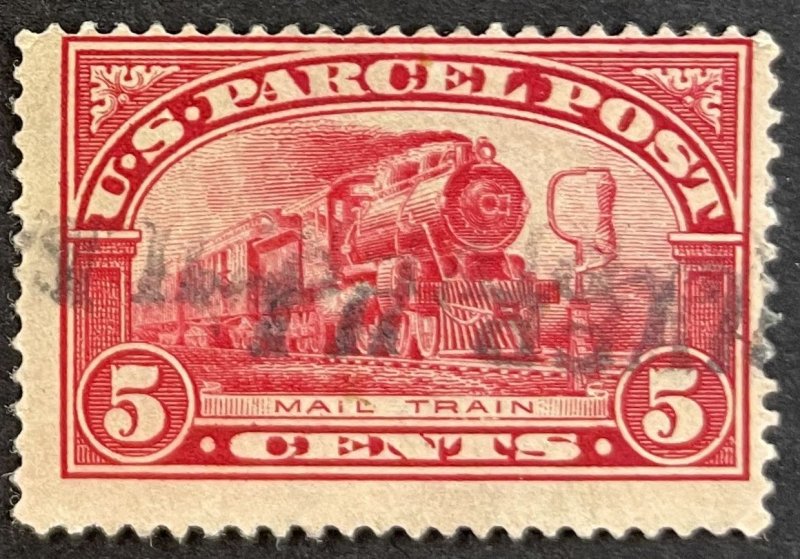 US #Q5 Used F 5c Parcel Post - Mail Train 1913 [B40.6.4]