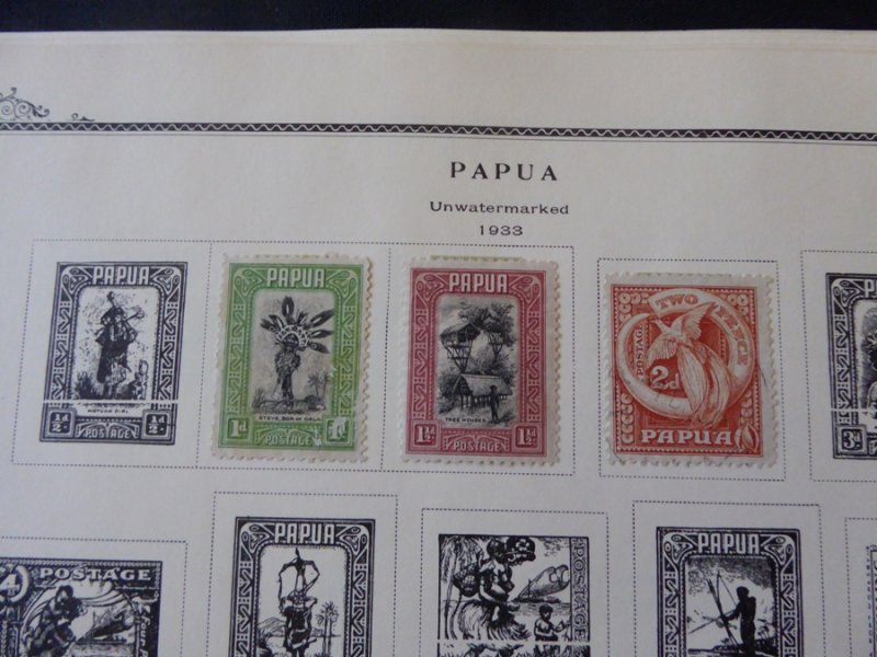 Papua 1901-1962 Scott Specialty Album Pages