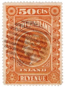 (I.B) Canada Revenue : Newfoundland Inland Revenue 50c