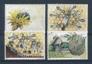 [119392] Slovenia 2001 Insects honey bees flora flowers  MNH