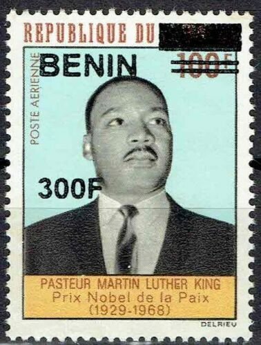 Benin 2008/2009 1557 300 f 40 € martin luther king overprint surcharge-mnh 