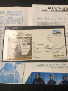 In The Footsteps Of Scott, Antarctic Expedition 1984-86 With Ross Dependency FDC 