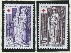 France mnh  Scott Cat # B496-B497