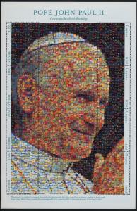 Guyana 3569 MNH Pope John Paul II, Photomosaic