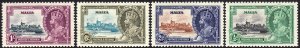 1935 Malta KGV Silver Jubilee complete set MLMH Sc# 184 / 187 CV $22.00 Set 5