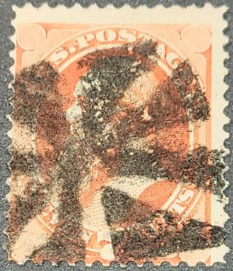 U.S. Stamp # 149, 7 Cent Stanton, Used, Fine, SCV $40.00