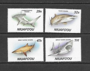 SHARKS - NIUAFO'OU #85-9  MNH