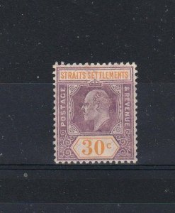 Malaysia - Straits Settlements 1909 30c MM