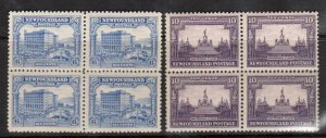Newfoundland #168 - #169 VF/NH Block Duo
