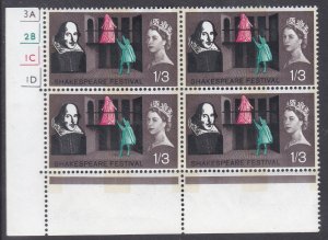 1964 Shakespeare Festival 1/3 (PHOS) 3A2B1C1D  No Dot Cylinder Block - U/M