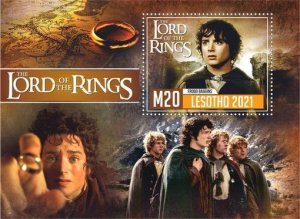 Stamps. Cinema. The Lord of the Rings 2021 year 6 sheets perforated MNH**