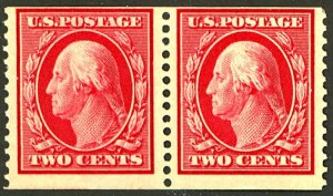 U.S. #353 MINT PAIR OG LH