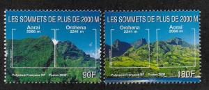 FRENCH POLYNESIA SC# 783-84 FVF/MNH 2000