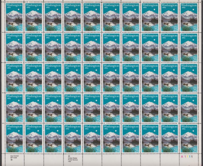US #2404   Washington   Full sheet of 50  MNH