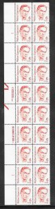 #1849 MNH Plate Block Strip of 20