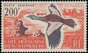 Somali Coast #C23, Complete Set, 1962, Birds, Never Hinged
