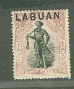 Labuan #72 Unused Single