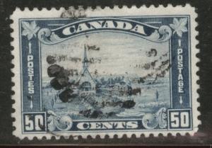 CANADA Scott 176 used 1930 50c Church stamp CV$14.00