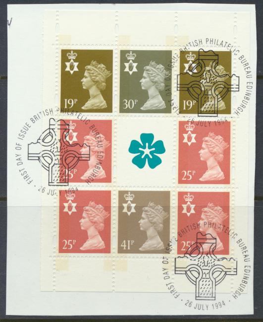 Northern Ireland SG NI70a  Used from booklet with  cancel  Machin see details