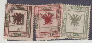 Albania Scott #54-55-56 Stamp  - Used Set