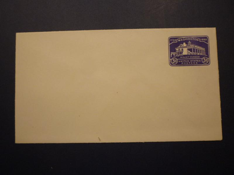 #U523-U528 (6) 1ȼ TO 5ȼ MINT UNUSED STAMPED ENVELOPES - WASHINGTON BICENTENNIAL