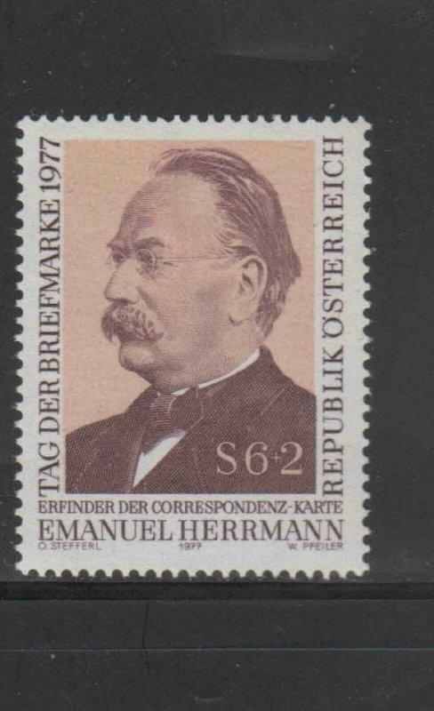 AUSTRIA #B341  1978  STAMP DAY     MINT VF NH  O.G