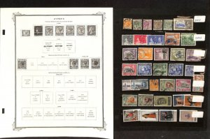 Cyprus Stamp Collection on 27 Scott Specialty Pages, 1880-1971 (BG)
