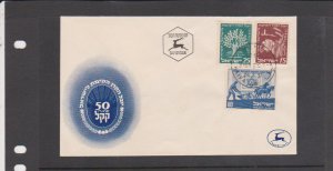 ISRAEL 1951 NATIONAL FUND Scott # 48-50 FIRST DAY COVER